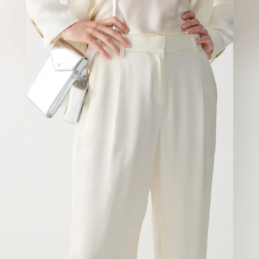 J.Crew Straight-leg essential pant in luster crepe